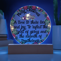 Load image into Gallery viewer, Merry Christmas Time Acrylic Plaque
