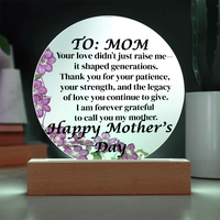 Load image into Gallery viewer, Happy Mother's Day Acrylic Plaque