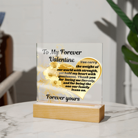 Load image into Gallery viewer, A Gold Valentine That Says What Words Alone Cannot