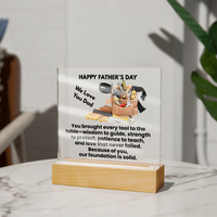 Load image into Gallery viewer, We Love You Dad - Happy Father's Day Square Acrylic