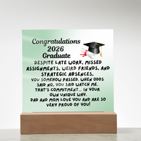 Load image into Gallery viewer, Congratulations 2026 Graduate -Square Acrylic
