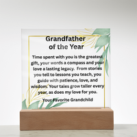Load image into Gallery viewer, Grandfather of the Year Acrylic Award
