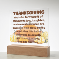 Load image into Gallery viewer, Giving Thanks Acrylic Plaque
