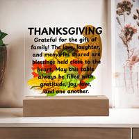 Load image into Gallery viewer, Day of Gratitude-Thanksgiving Plaque to share with Family and Friends
