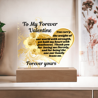 Load image into Gallery viewer, A Gold Valentine That Says What Words Alone Cannot