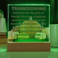 Load image into Gallery viewer, Giving Thanks Acrylic Plaque
