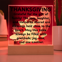 Load image into Gallery viewer, Day of Gratitude-Thanksgiving Plaque to share with Family and Friends
