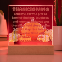 Load image into Gallery viewer, Giving Thanks Acrylic Plaque
