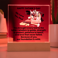 Load image into Gallery viewer, We Love You Dad - Happy Father's Day Square Acrylic