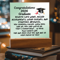 Load image into Gallery viewer, Congratulations 2026 Graduate -Square Acrylic