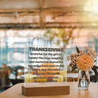 Load image into Gallery viewer, Season of Giving Thanks-Acrylic Plaque
