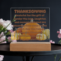 Load image into Gallery viewer, Giving Thanks Acrylic Plaque
