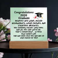 Load image into Gallery viewer, Congratulations 2026 Graduate -Square Acrylic