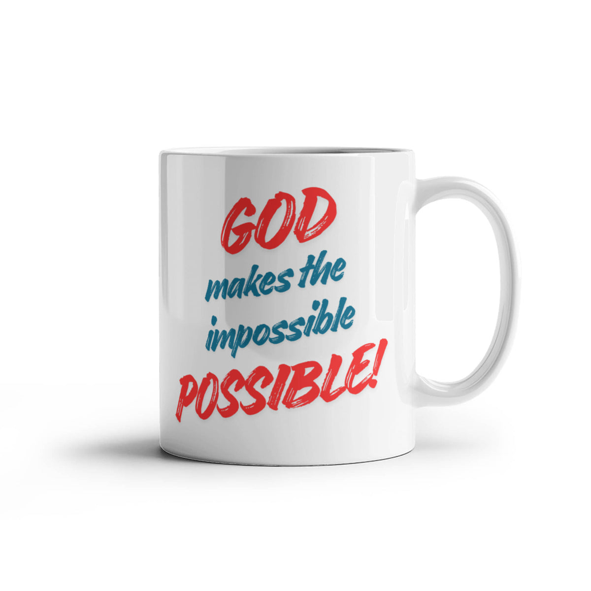 "God Makes the Impossible Possible" Statement of Faith Ceramic Mug