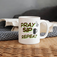 Load image into Gallery viewer, Pray, Sip, Repeat Mug