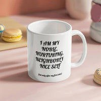 Load image into Gallery viewer, Nshot-before my first cup of brew Mug