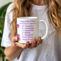 Load image into Gallery viewer, W.O.R.S.T.  Mom Ever Mug