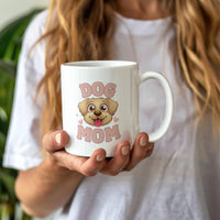 Load image into Gallery viewer, Whimsically Pink Dog Mom Mug