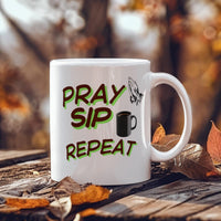 Load image into Gallery viewer, Pray, Sip, Repeat Mug
