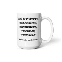 Load image into Gallery viewer, Wshot-before my first cup of brew Mug