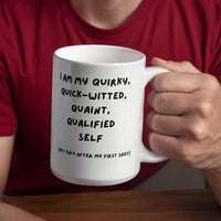 Load image into Gallery viewer, Qshot-before my first cup of brew Mug