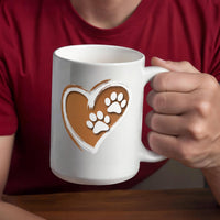 Load image into Gallery viewer, Dog's Paws Imprinted on my Heart Mug