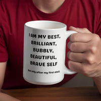 Load image into Gallery viewer, Bshot-before my first cup of brew Mug