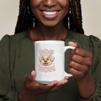 Load image into Gallery viewer, Whimsically Pink Dog Mom Mug