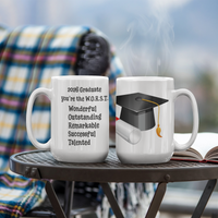 Load image into Gallery viewer, W.O.R.S.T. Graduate Mug- one of a kind