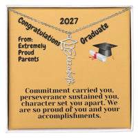 Load image into Gallery viewer, 2027 Graduate Personalized  Nercklace