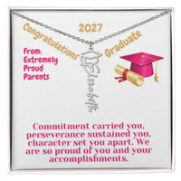 Load image into Gallery viewer, 2027 Personalized Graduation Necklace