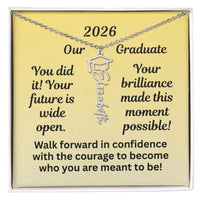 Load image into Gallery viewer, Personalized Necklace for our 2026 Graduate