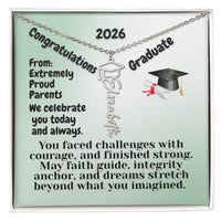 Load image into Gallery viewer, Personalized Graduation Name Necklace