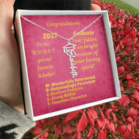 Load image into Gallery viewer, Congratulations to the Graduate - Personalized Necklace