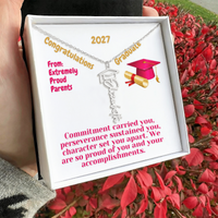 Load image into Gallery viewer, 2027 Personalized Graduation Necklace