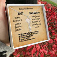 Load image into Gallery viewer, W.O.R.S.T. Graduate Personalized Necklace 2027