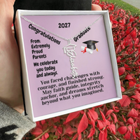 Load image into Gallery viewer, Personalized Graduation Name Necklace