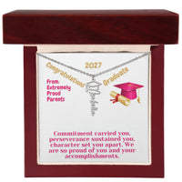 Load image into Gallery viewer, 2027 Personalized Graduation Necklace