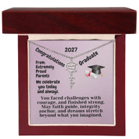 Load image into Gallery viewer, Personalized Graduation Name Necklace
