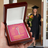 Load image into Gallery viewer, Congratulations to the Graduate - Personalized Necklace