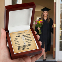 Load image into Gallery viewer, W.O.R.S.T. Graduate (actually our favorite) Personalized Necklace
