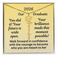 Load image into Gallery viewer, Personalized Necklace for our 2026 Graduate