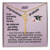 Load image into Gallery viewer, Personalized Graduation Name Necklace