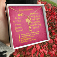 Load image into Gallery viewer, Congratulations to the Graduate - Personalized Necklace
