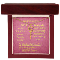 Load image into Gallery viewer, Congratulations to the Graduate - Personalized Necklace