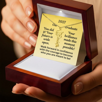 Load image into Gallery viewer, Personalized Necklace for our 2027 Graduate- You Did It!