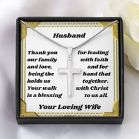 Load image into Gallery viewer, Cross for Husband Proclaiming His Faith

