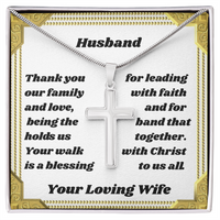 Load image into Gallery viewer, Cross for Husband Proclaiming His Faith
