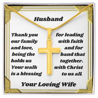 Load image into Gallery viewer, Cross for Husband Proclaiming His Faith

