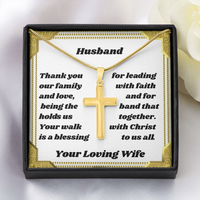 Load image into Gallery viewer, Cross for Husband Proclaiming His Faith
